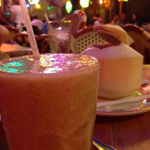 coconut smoothie  at R. Thomas Deluxe Grill in Atlanta