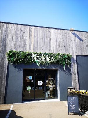 BIoDelice entrance at Biodelice in Corsica