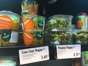 Vegan Couscous and protein salad at HAM - Scoom - T1 in Hamburg