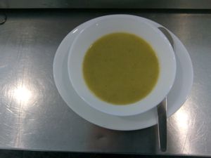 Soup. 1,30€. Always with vegetables and with no Potatoe in it. at Pecado Saudável in Porto