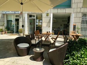 Exterior searing at Pecado Saudável in Porto