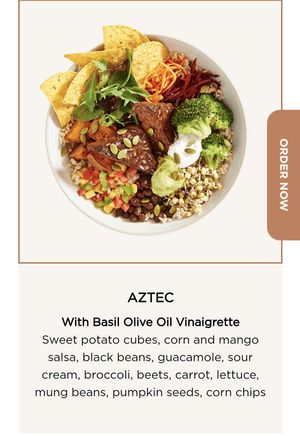 Ingredients at Copper Branch in Toronto