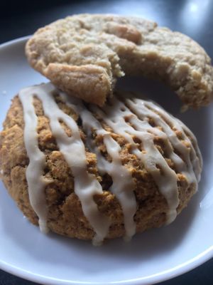 Pumpkin and macadamia nut cookie  at Oblivion Comics and Coffee in Sacramento