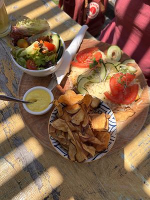 Toast Messy  at Nautic Bar in Praia De Mira