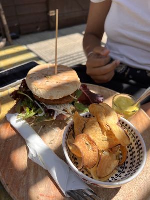 Burger Soya  at Nautic Bar in Praia De Mira