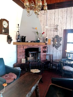 Fireplace at Nautic Bar in Praia De Mira