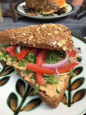 The happy tuna sandwich at Recollets in Antwerpen