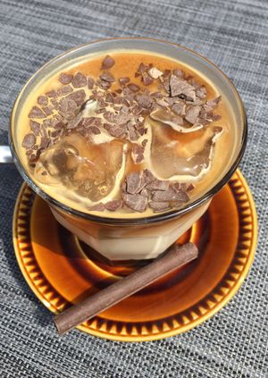 Iced coffee at Recollets in Antwerpen