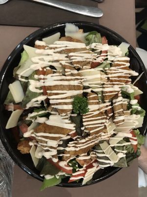 Caesar salad at Recollets in Antwerpen