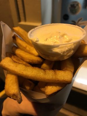 Fries & vegan mayo  at Frytki + SOS in Wroclaw
