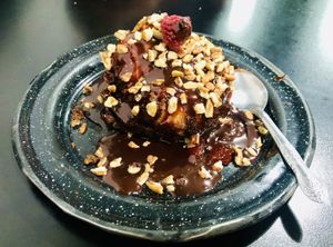 Helado frito at Por Siempre Vegana Vol II in Mexico City