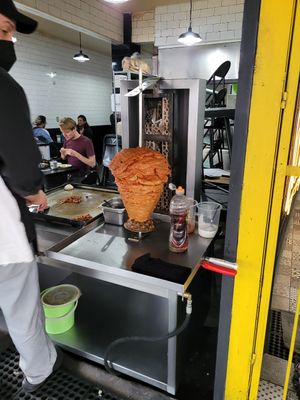 Al pastor at Por Siempre Vegana Vol II in Mexico City