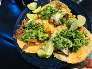 Tacos  at Por Siempre Vegana Vol II in Mexico City