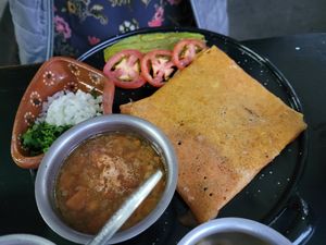 Queso Relleno/Stuffed Cheese (I get it filled with the cecina meat!) at Por Siempre Vegana Vol II in Mexico City