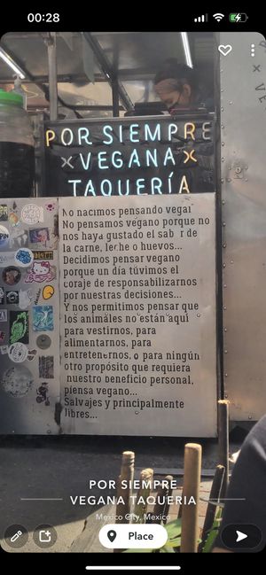   at Por Siempre Vegana Vol II in Mexico City