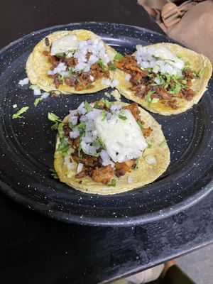 Tacos Pastor   at Por Siempre Vegana Vol II in Mexico City
