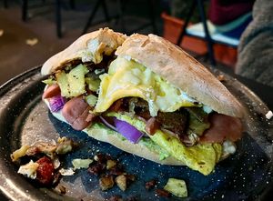 Torta Cubana #Veganuary at Por Siempre Vegana Vol II in Mexico City