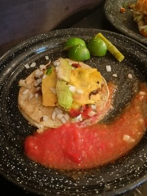 Tacos at Por Siempre Vegana Vol II in Mexico City