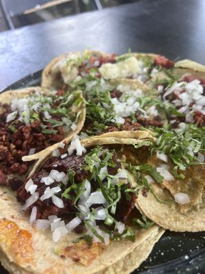 More tacos   at Por Siempre Vegana Vol II in Mexico City