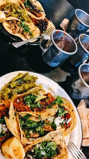So many tacos.  at Por Siempre Vegana Vol II in Mexico City