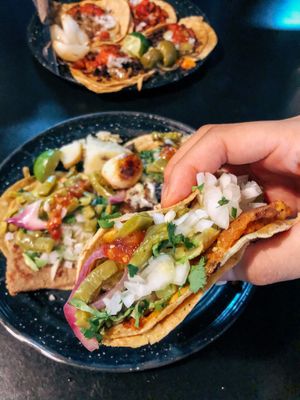 Al pastor is rad  at Por Siempre Vegana Vol II in Mexico City