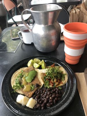 Milanesa  at Por Siempre Vegana Vol II in Mexico City