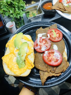 Torta  at Por Siempre Vegana Vol II in Mexico City