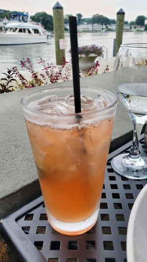 Strawberry Basil cocktail at S&P Oyster Company in Mystic