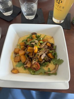 Polenta  at S&P Oyster Company in Mystic