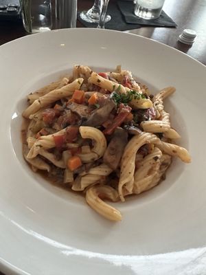 Wild mushroom bolognese   at S&P Oyster Company in Mystic