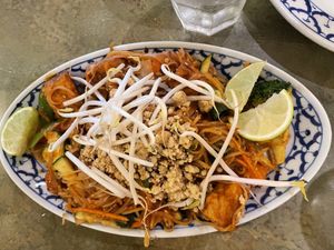 Pad Thai not too sweet  at The King and I in Rochester