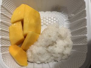 Mango with Sweet Rice  at The King and I in Rochester