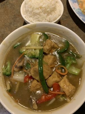 Wild curry (where are the Thai eggplants?)  at The King and I in Rochester