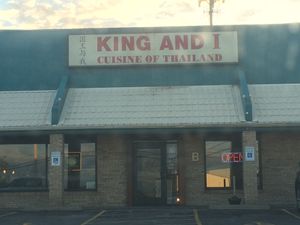 outside  at The King and I in Rochester