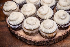 GF vegan cupcakes  at To Your Health Bakery in Winston-salem
