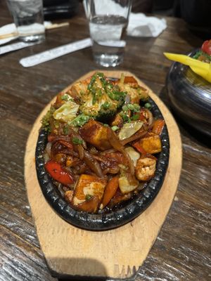 BBQ TOFU  at Denden Cafe in Providence