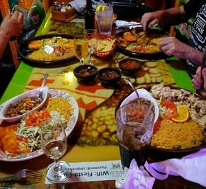 vegan combo on the left bottom at Fiesta Mexicana in Page