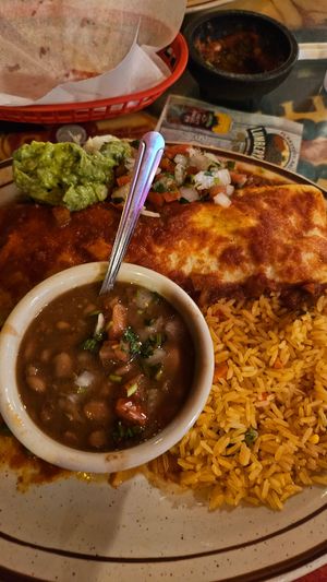 Veggie Burrito at Fiesta Mexicana in Page