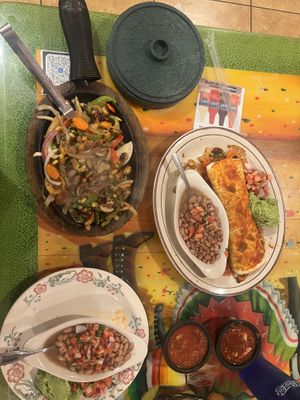 Amazingly good vegan Mexican options!  at Fiesta Mexicana in Page