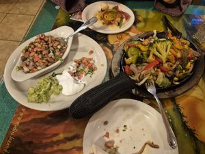 A lot of food for the price 😀this one menu item feeds two people. 🥰 at Fiesta Mexicana in Page