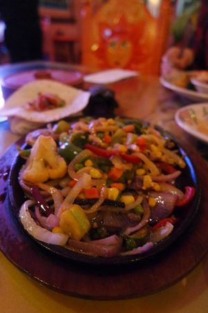 Vegan option: Fajitas!!  at Fiesta Mexicana in Page