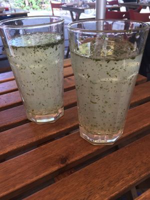 Mint lemonade at Hummus Bar - Hollan Erno in Budapest