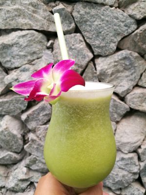 Detox Cold Press 129 Baht ... love it much at Salad Memory in Phuket