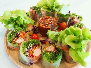 Vegan Roll at Salad Memory in Phuket