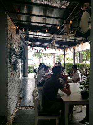 seat outside at Salad Memory in Phuket