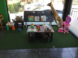 kids play area at Charlie's Raw Squeeze in Clayfield