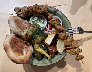 A large greek bowl  at Falla in Gdynia