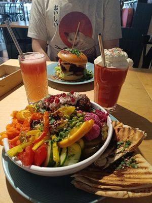 Falafel dish, 5$ milkshake and new blig bling 🍔 at Falla in Gdynia