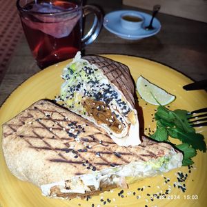 Pad thai wrap at Falla in Gdynia