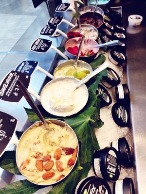 Inside store, lots of vegan goodies! at LUSH in Dartford